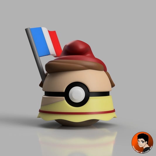 MS3D Ball Marianne – Symbole de la République 🇫🇷⚪🔵🔴