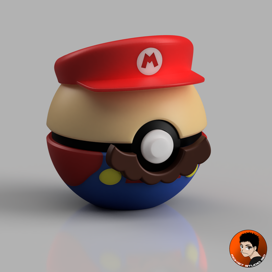 MS3D Ball Mario porte-clé – Attrapez-les Tous avec le Style du Plombier ! 🍄🎮