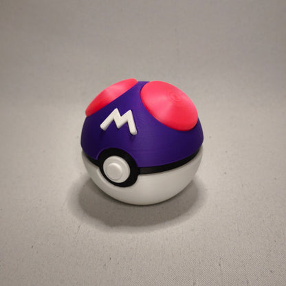 Pack de 4 pokeball pour dresseur avec support d'exposition - Attrapez-les Tous avec Style !