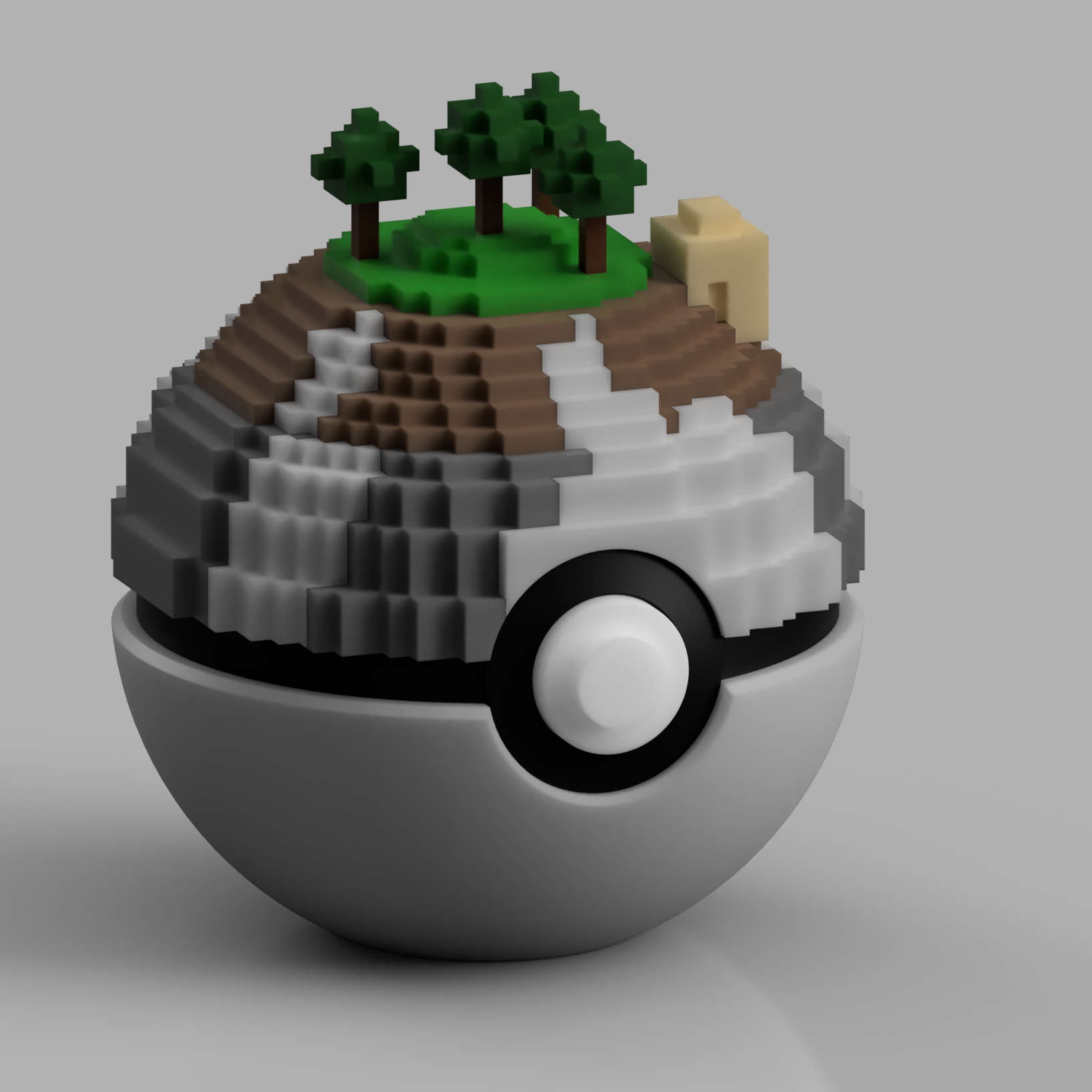 MS3D Ball Minecraft – Capturez Vos Pokémon en Mode Pixelisé ! ⛏️🎮