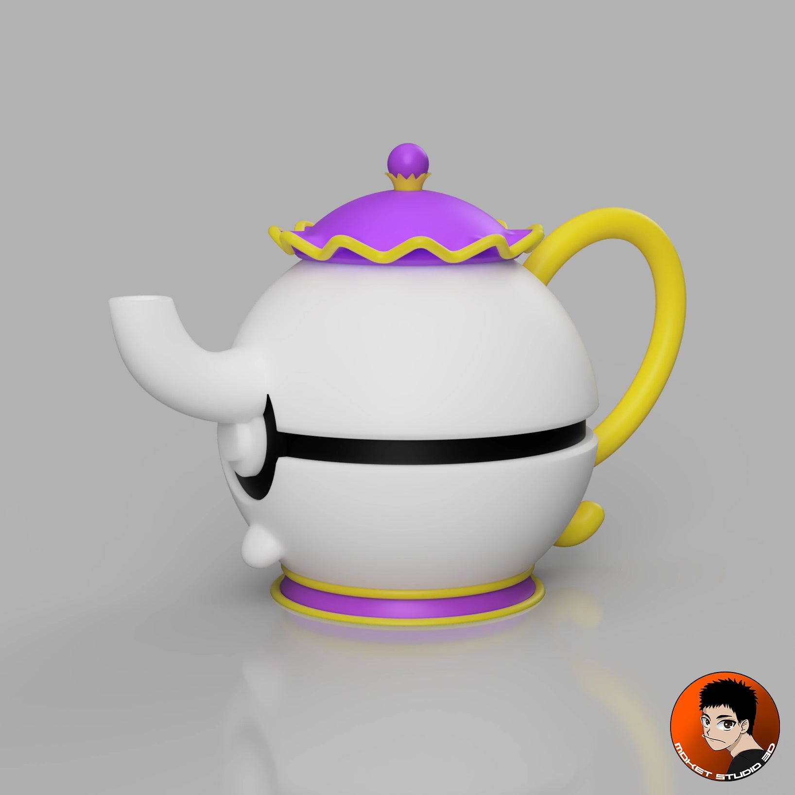 MS3D Ball Mme Samovar – La Belle et la Bête ☕