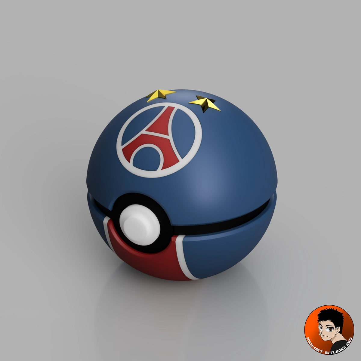MS3D PSG 2-star Ball – The passion of football in your hands! ⚽🔵🔴