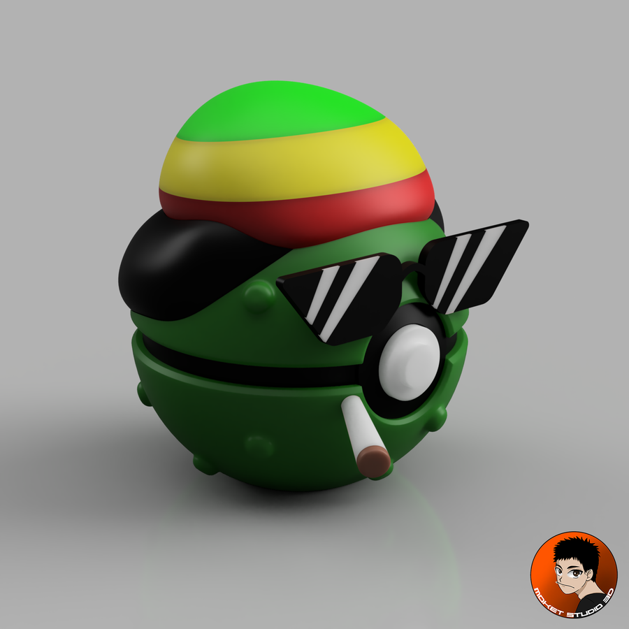 MS3D Ball Pickle Rasta – Chill attitude et good vibes au format collector ! 🥒