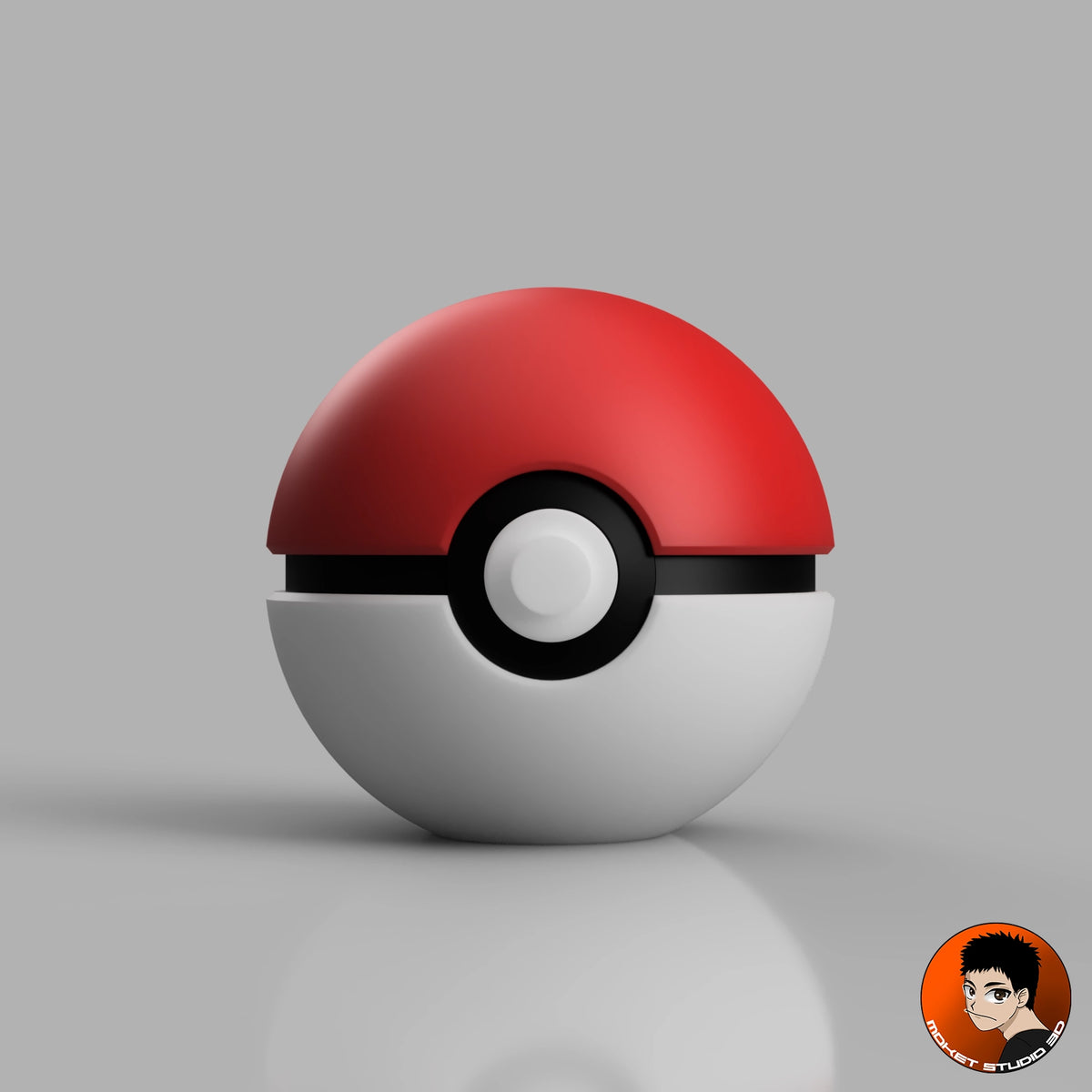Capture Ball - Handmade 3D Printed Pokémon Collector's Decorative Item