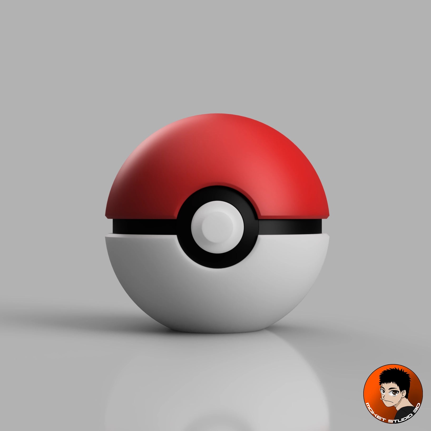 Ball de Capture - Objet déco collector Pokémon fait main en impression 3D