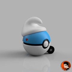 MS3D Ball Schtroumpf Costaud – Toute la force d’un petit bleu dans une sphère musclée ! 💪