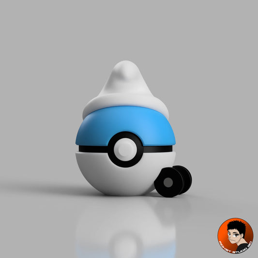 MS3D Ball Schtroumpf Costaud – Toute la force d’un petit bleu dans une sphère musclée ! 💪