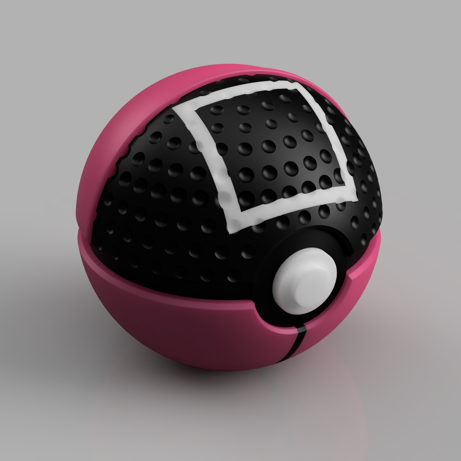 MS3D Ball Garde de Squid Game Carré – L’univers Pokémon rencontre le jeu mortel ! 🔺🟣