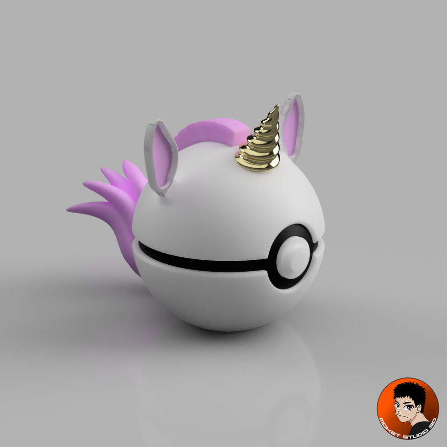 MS3D Ball Licorne – Magie, couleurs et douceur réunies dans une sphère féérique ! 🦄🌈