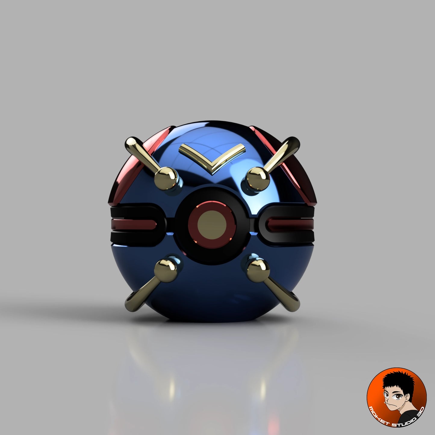 MS3D Ball Vcrdex en PLA – L’ultime fusion des Balls légendaires !