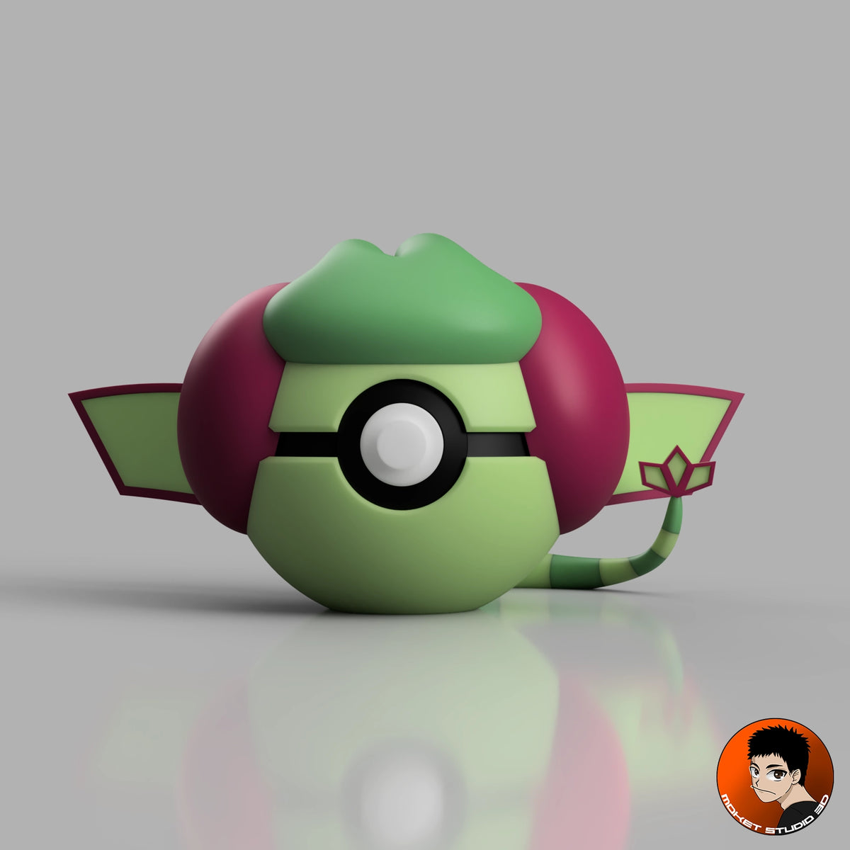 Ball Libégon #0330 Pokémon MS3D, vue de face