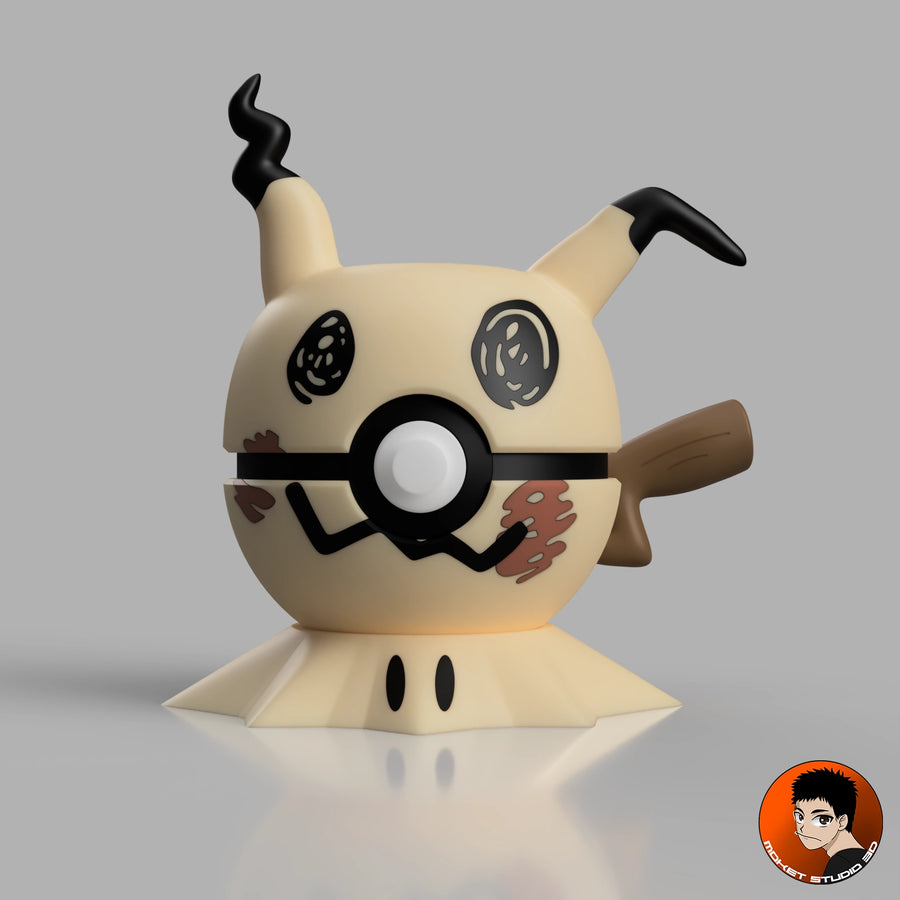 Ball Mimiqui #0778 Pokémon MS3D, vue de face