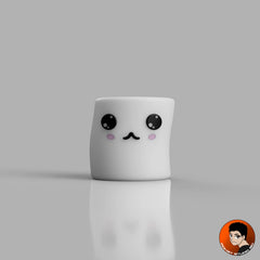 Porte-clé Kawaii – Mr Marshmallow