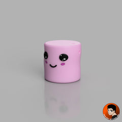 Porte-clé Kawaii – Mme Marshmallow