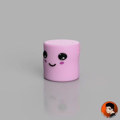 Porte-clé Kawaii – Mme Marshmallow